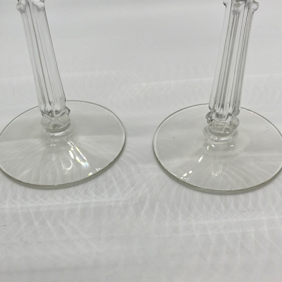 Libbey Silver Leaf Champagne Glasses Set of 2 - Picture 8 of 10